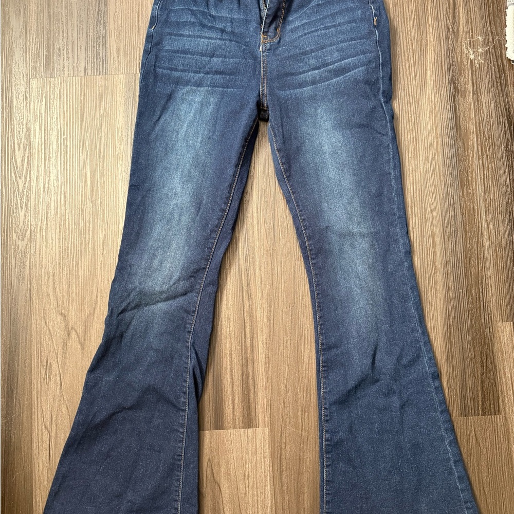 Classic Blue Flared Jeans